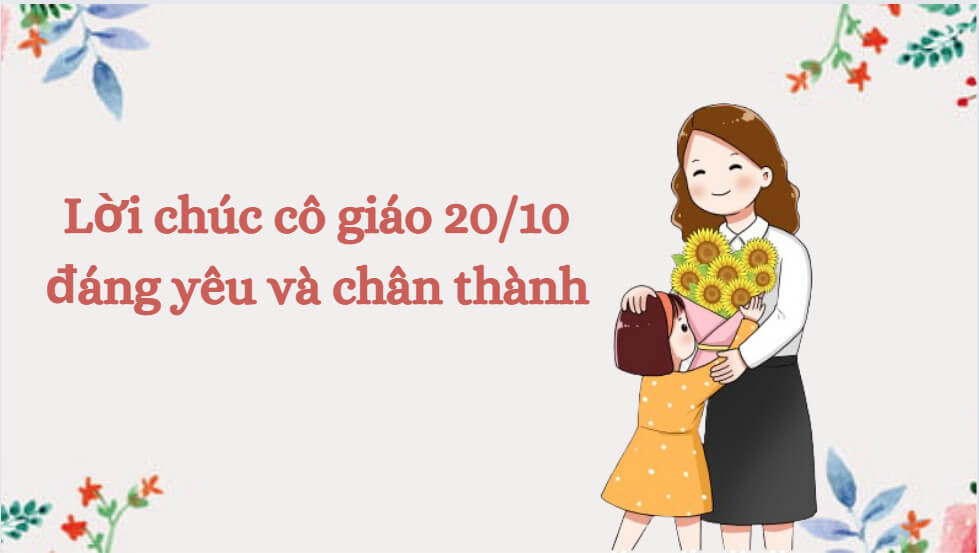 Lời chúc cô giáo 20/10