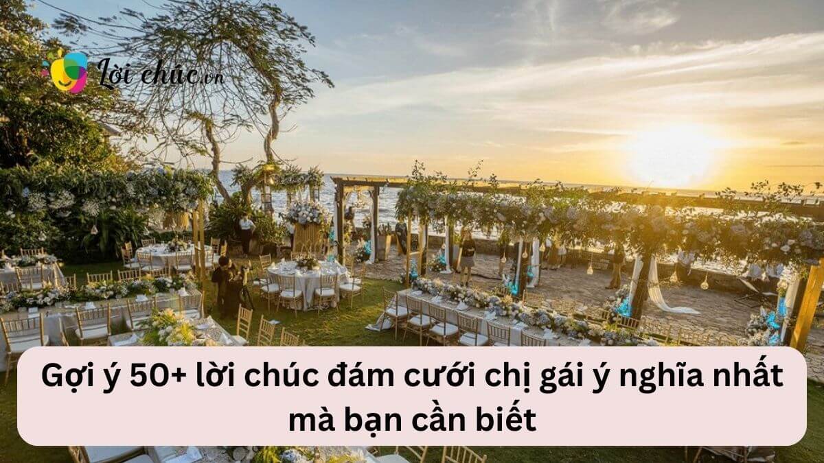 Lời chúc đám cưới chị gái