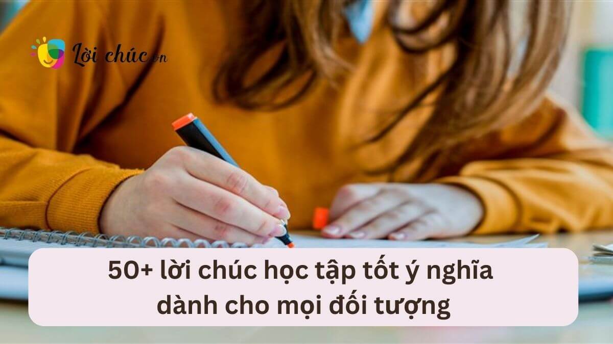 Lời chúc học tập tốt