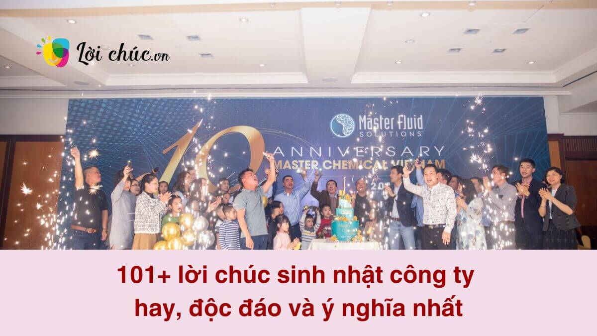 Lời chúc sinh nhật công ty