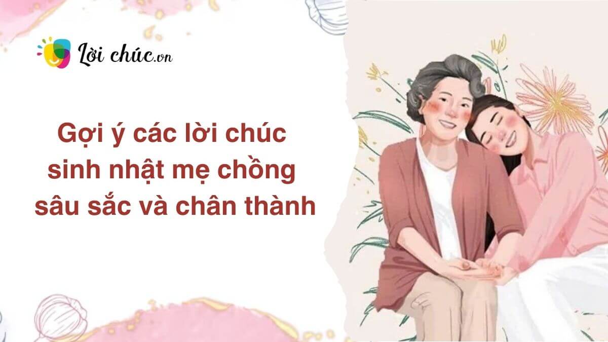 Lời chúc sinh nhật mẹ chồng