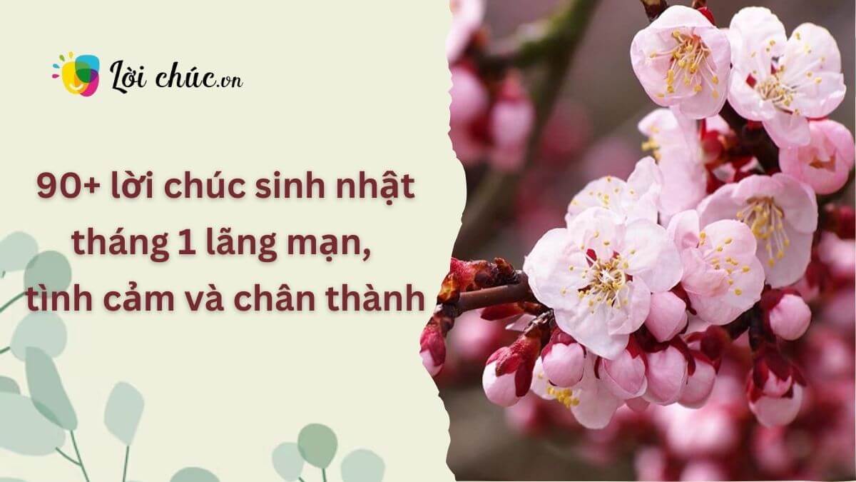 Lời chúc sinh nhật tháng 1