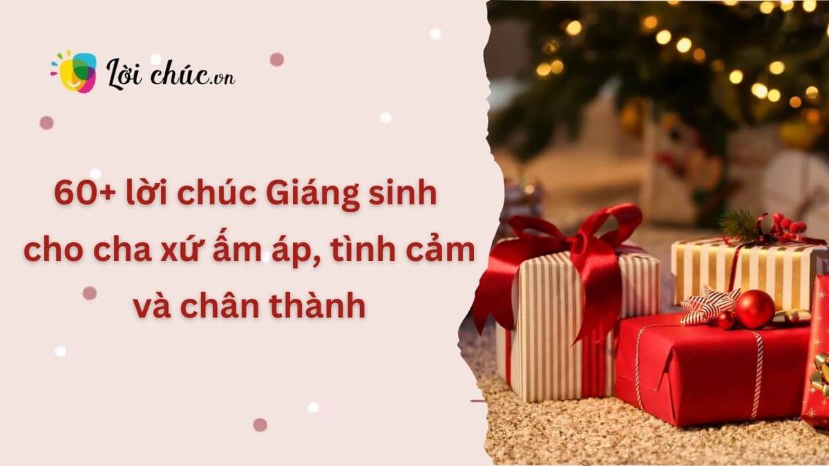 Lời chúc Giáng sinh cho cha xứ