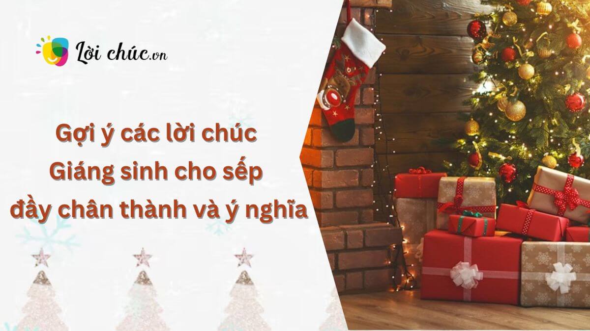 Lời chúc Giáng sinh cho sếp