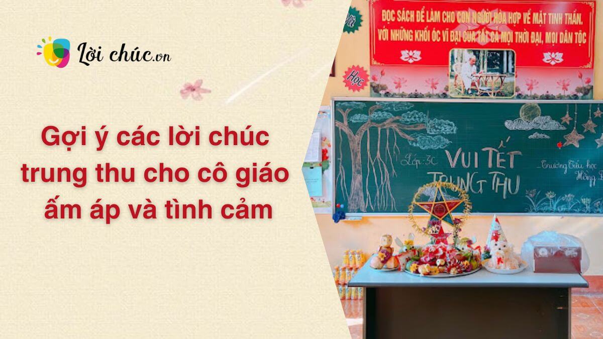 Lời chúc trung thu cho cô giáo