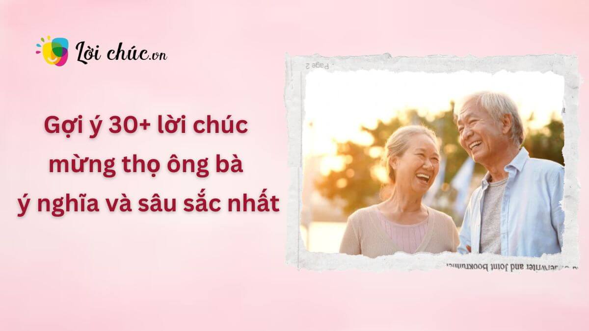 Lời chúc mừng thọ ông bà