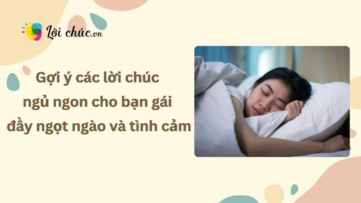 Lời chúc ngủ ngon cho bạn gái