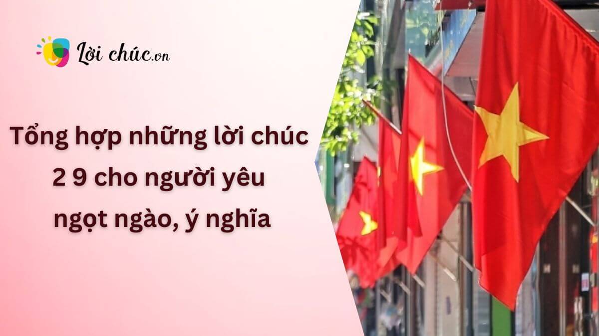 Lời chúc 2 9 cho người yêu