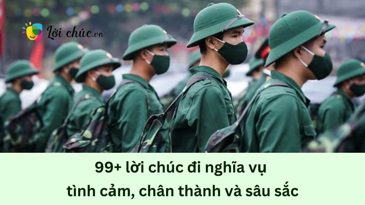 Lời chúc đi nghĩa vụ