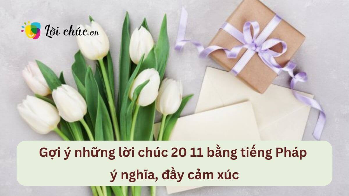 Lời chúc 20 11 bằng tiếng Pháp