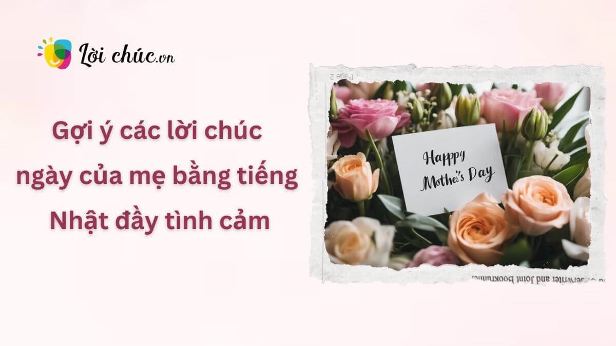 Lời chúc ngày của mẹ bằng tiếng Nhật